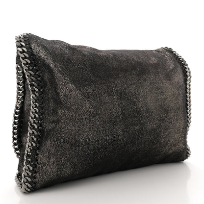 Stella McCartney Chamois Shiny Dotted Small Falabella Tote Ruthenium 3 of 10