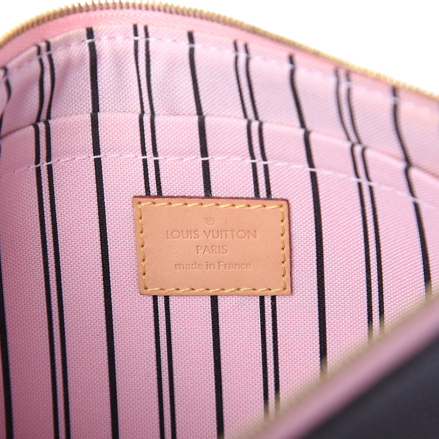 Monogram Neverfull MM GM Pochette Rose Ballerine