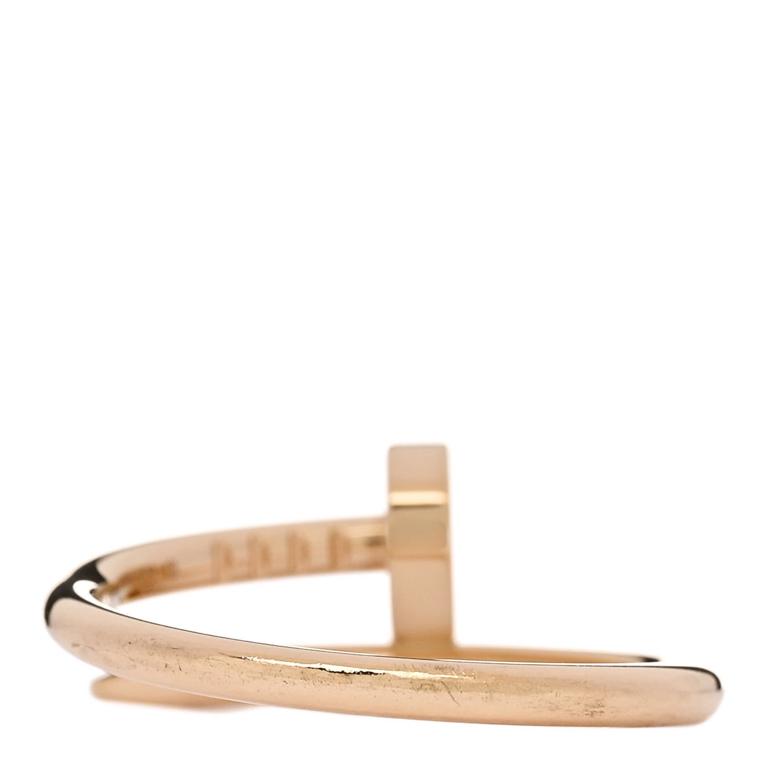Cartier 18K Yellow Gold Small Juste Un Clou Ring 49 5 3 of 5