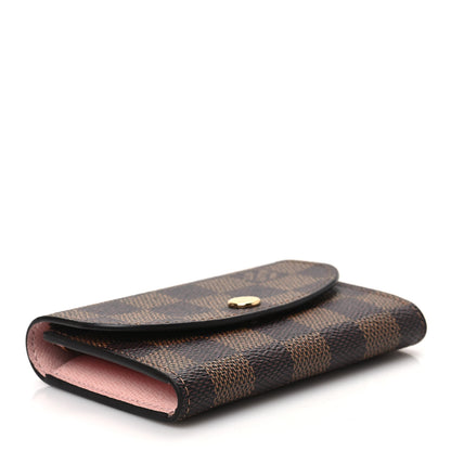 Louis Vuitton Damier Ebene Rosalie Coin Purse Rose Ballerine 4 of 7