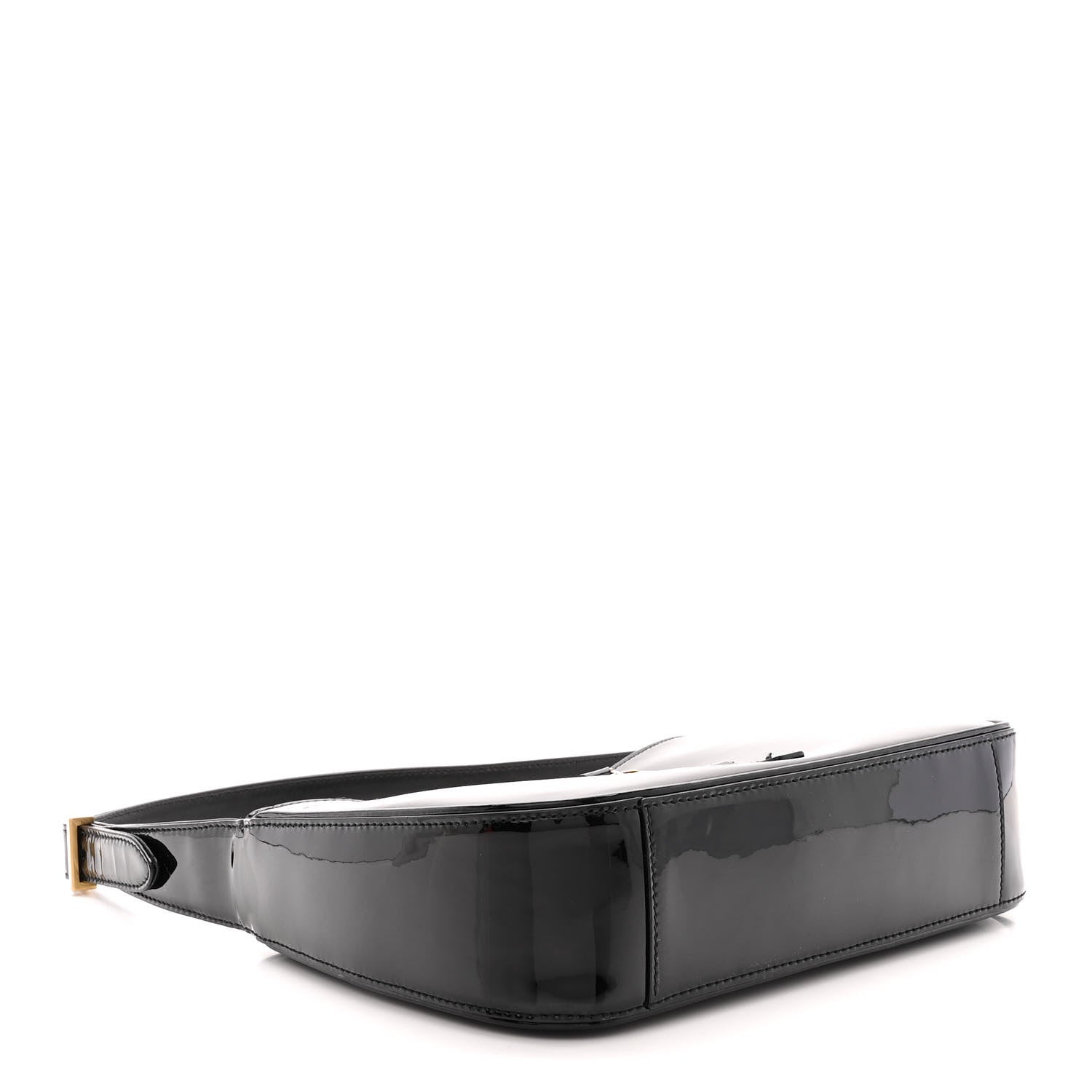 Saint Laurent Patent Le 5 A 7 Hobo Black 4 of 13