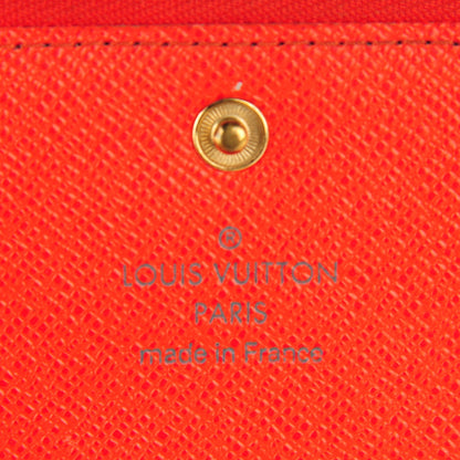 Louis Vuitton Monogram Insolite Coin Purse Wallet Red 6 of 7