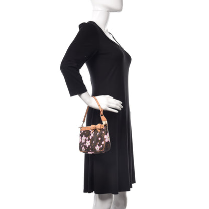 Louis Vuitton Monogram Cherry Blossom Pochette Accessories Brown 2 of 10