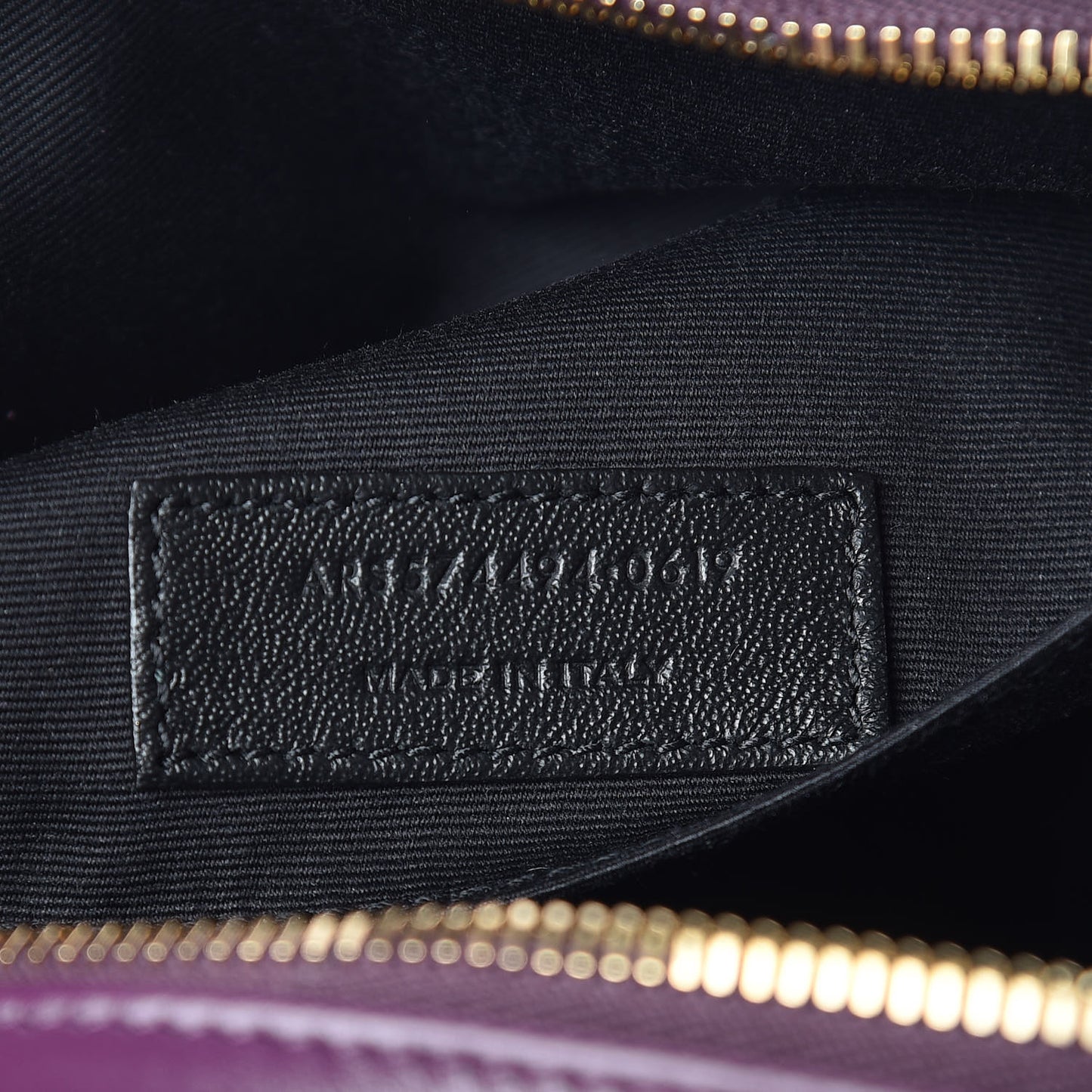 Calfskin Matelasse Monogram Lou Camera Bag Purple