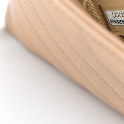 Chanel Caviar Chevron Quilted Mini Coco Handle Flap Beige 7 of 12