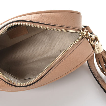 Gucci Pebbled Calfskin Small Soho Disco Bag Camelia 5 of 10