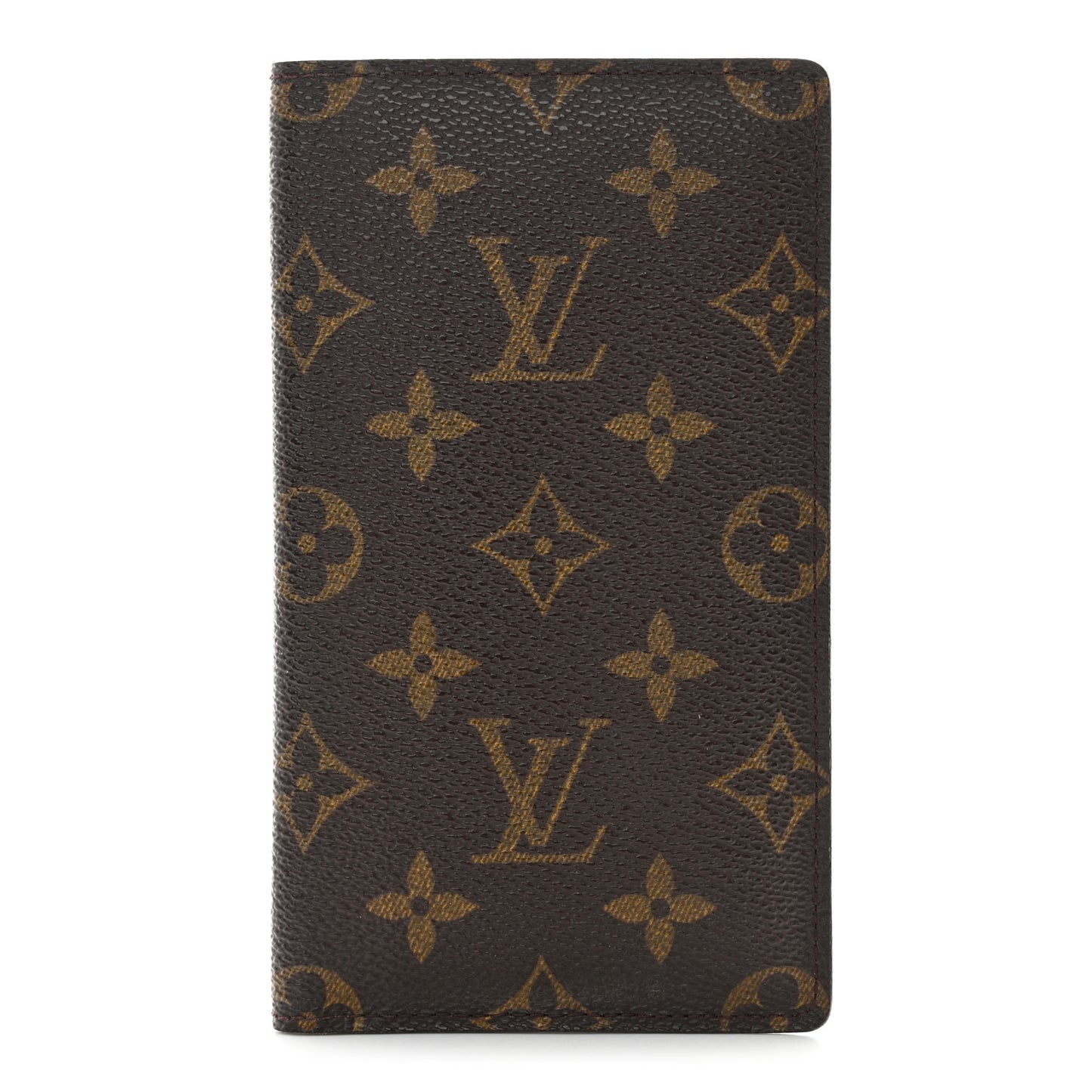 Monogram Checkbook Holder Case Wallet