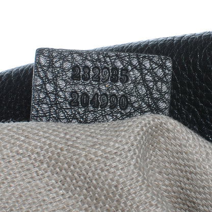 Gucci Pebbled Calfskin G Coin Medium Hobo Black 7 of 7