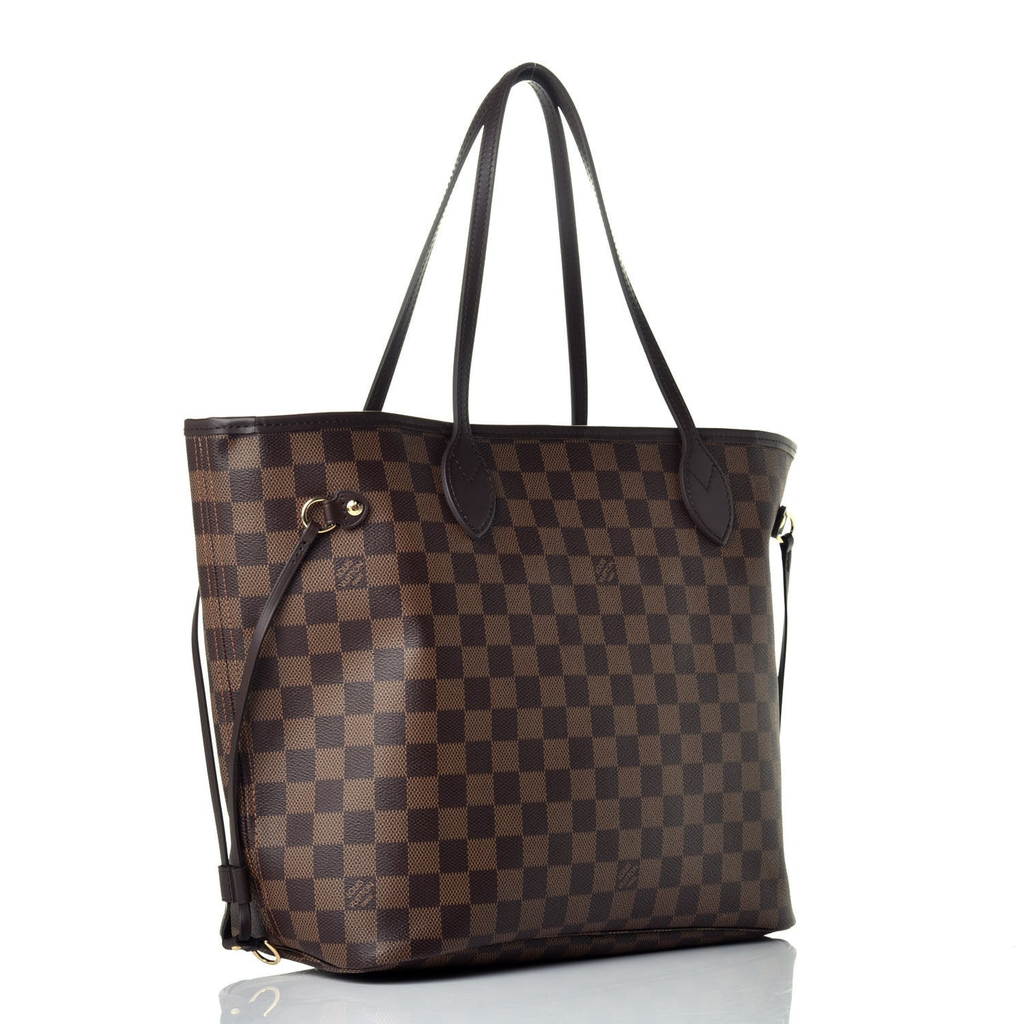 Damier Ebene Neo Neverfull MM Rose Ballerine