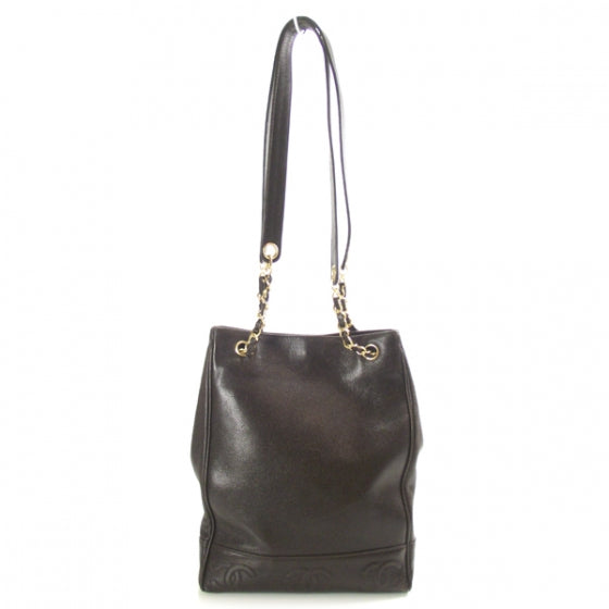 Chanel Caviar Shoulder Bag Brown 3 of 11