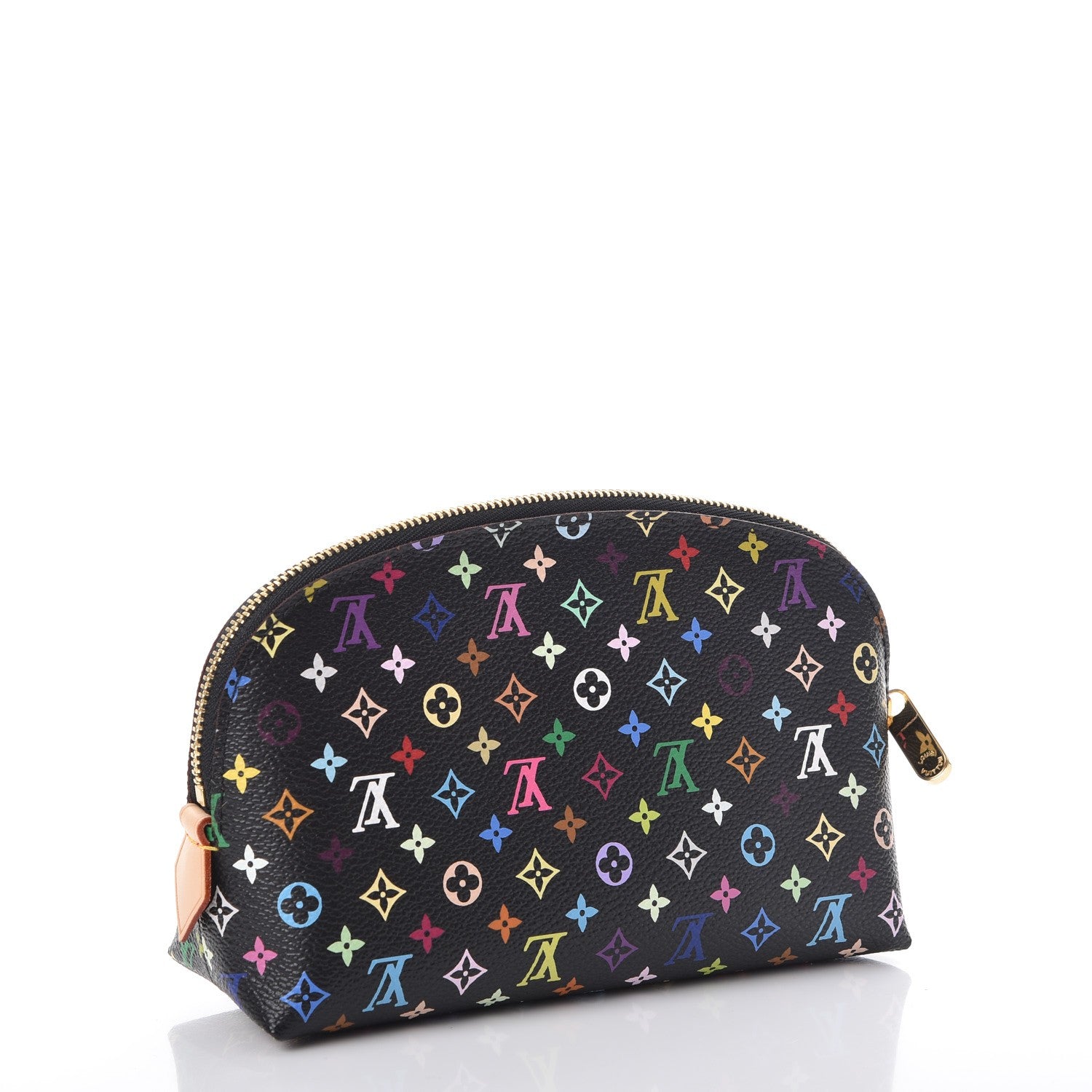 Louis Vuitton Monogram Multicolor Cosmetic Pouch Black Grenade 3 of 8