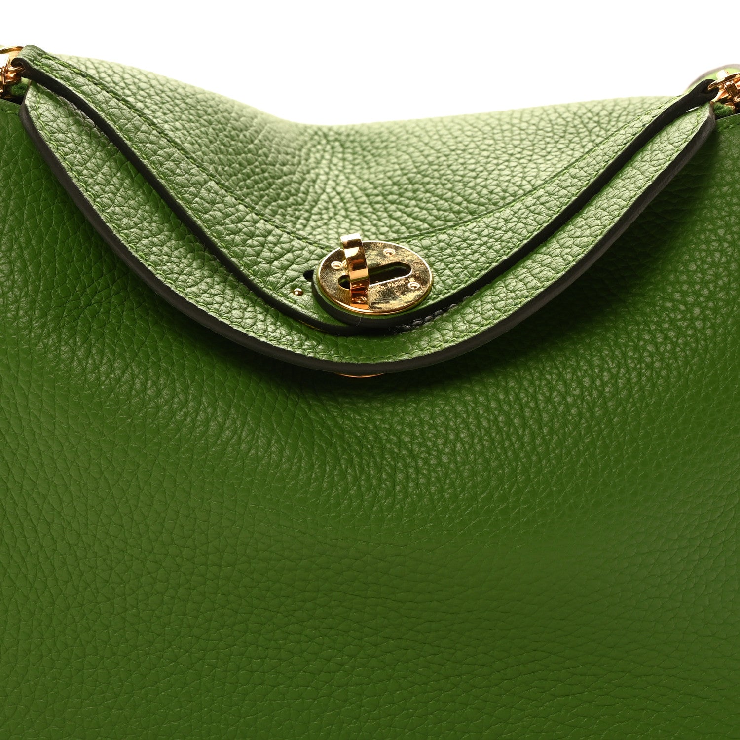 Hermes Taurillon Clemence Lindy 26 Vert Yucca 7 of 9