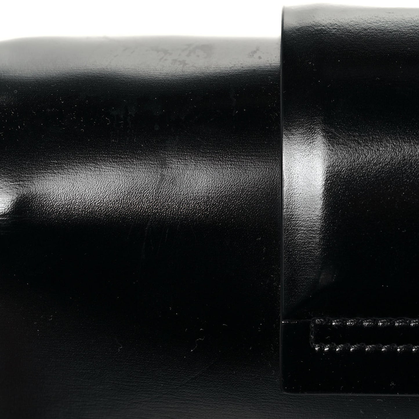 Calfskin Infinity Flap Bag Black