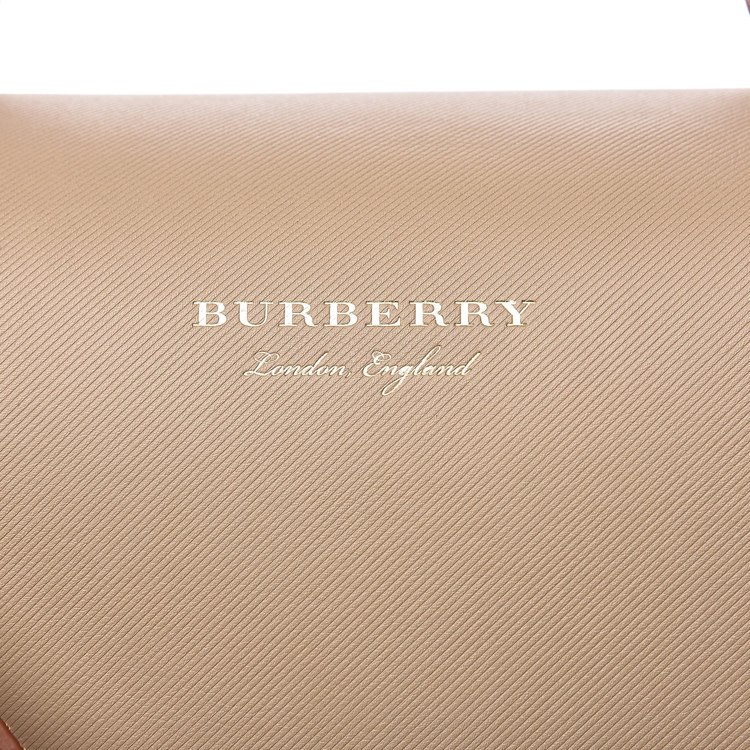 Burberry Trench Calfskin Medium DK88 Top Handle Bag Honey Limestone 11 of 13