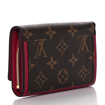Louis Vuitton Monogram Flore Compact Wallet Fuchsia 3 of 9