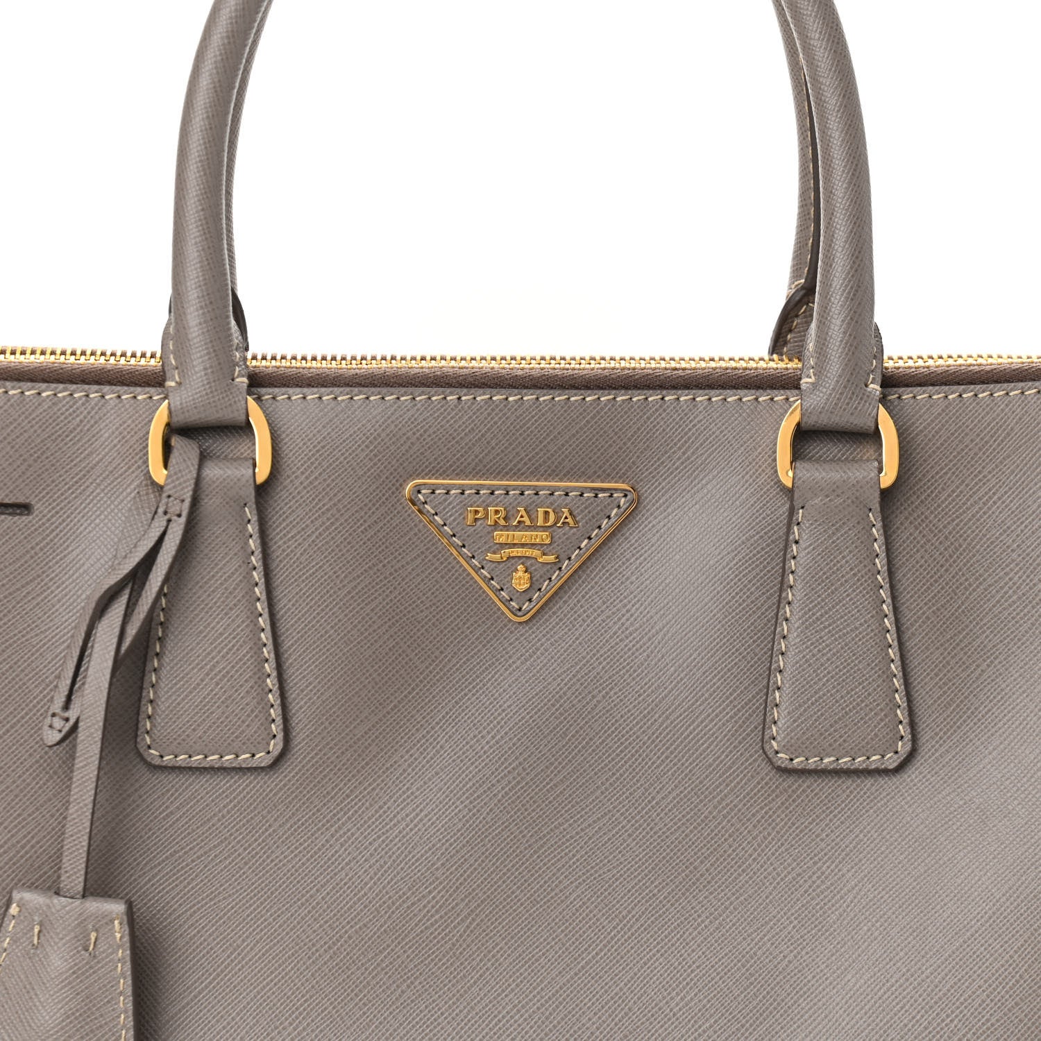 Prada Saffiano Large Galleria Double Zip Tote Argilla 7 of 10