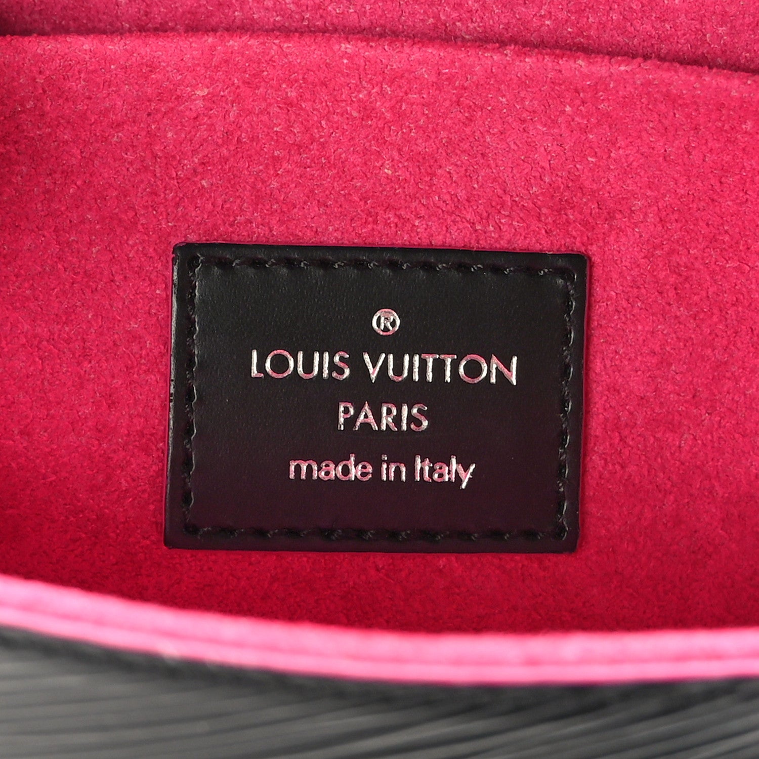 Louis Vuitton Epi Pochette Felicie Black Hot Pink 7 of 9