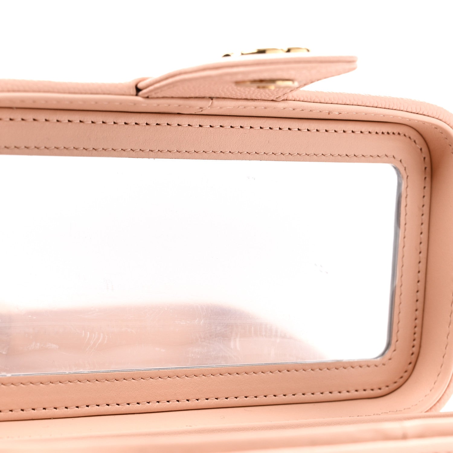 Chanel Shiny Caviar Preppy Coco Long Vanity With Strap Light Pink 8 of 12