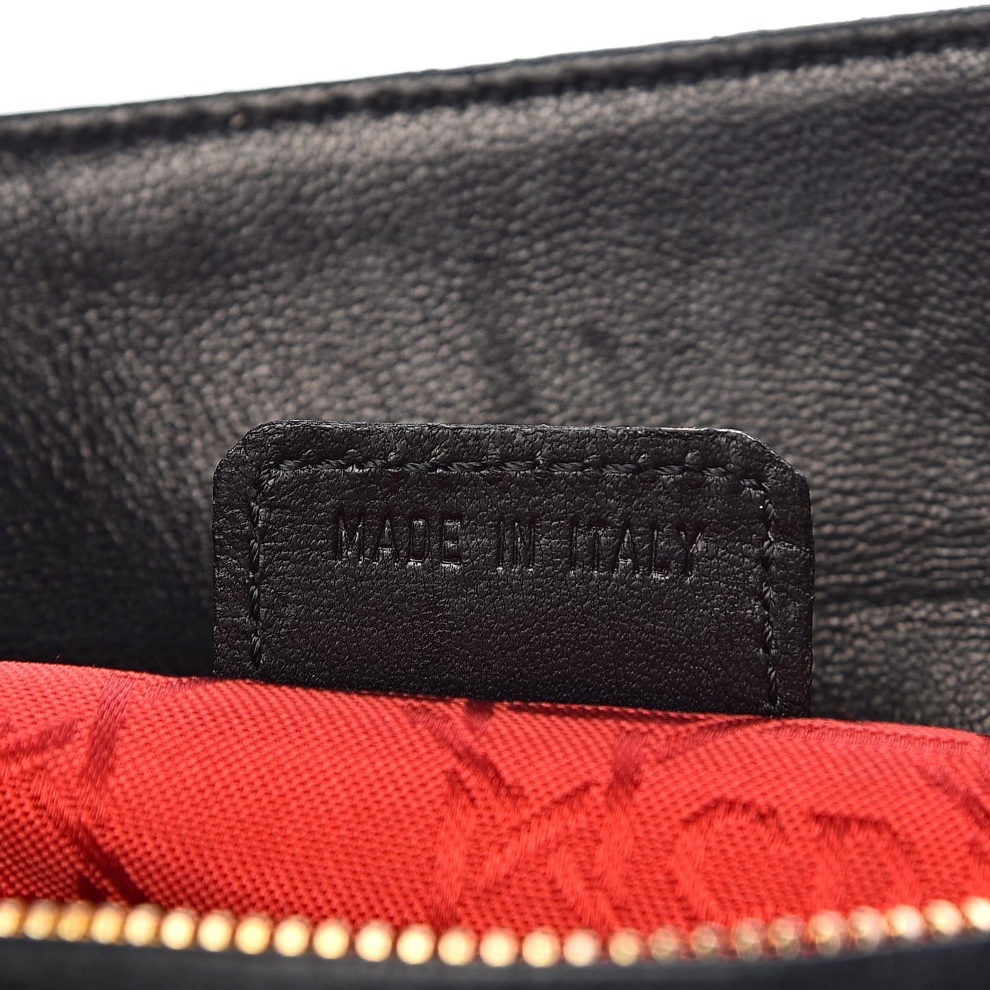Lambskin Cannage Medium Lady Dior Black