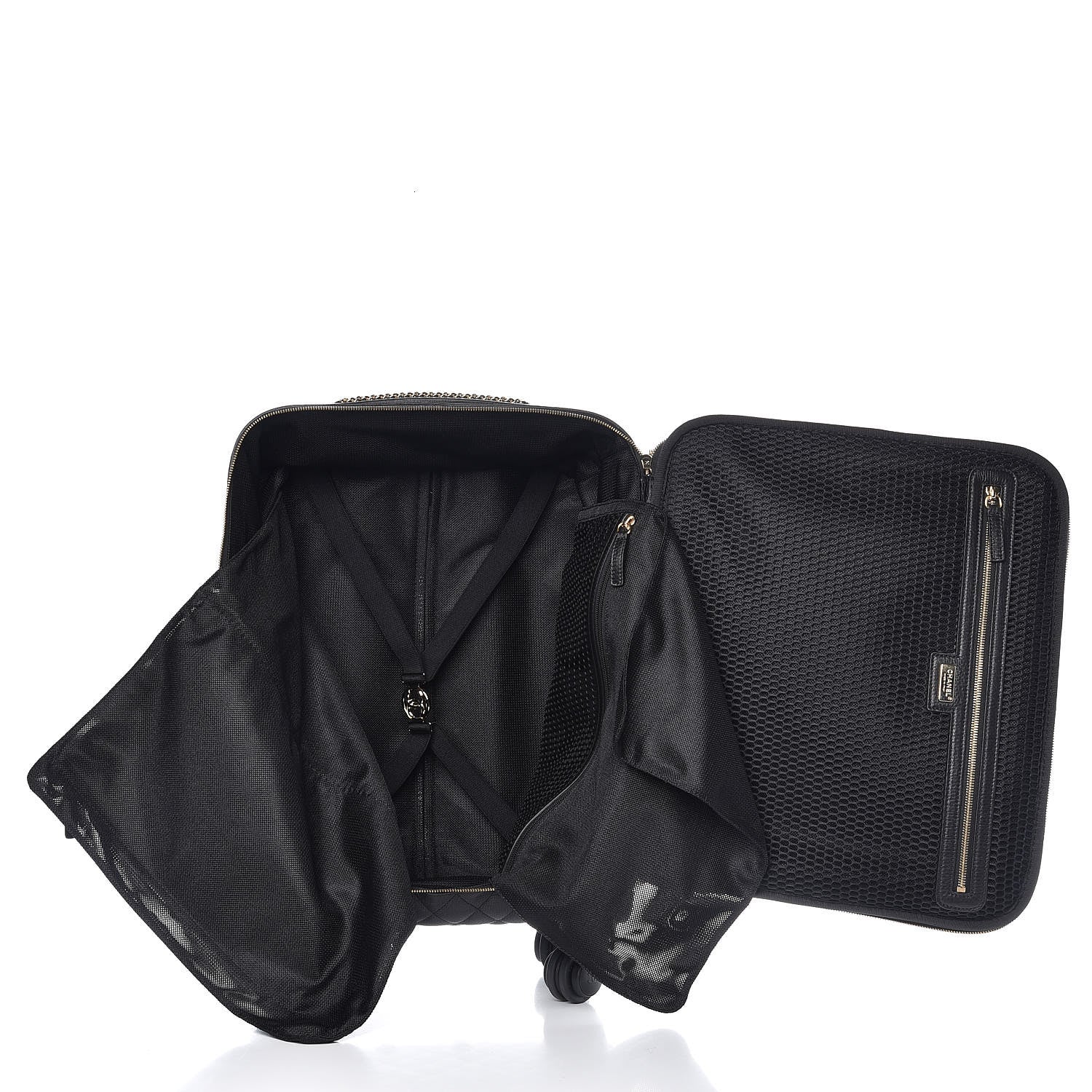 Chanel Calfskin Quilted Coco Case Trolley Black 5 of 15