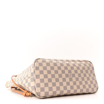 Louis Vuitton Damier Azur Neo Neverfull MM Rose Ballerine 4 of 9