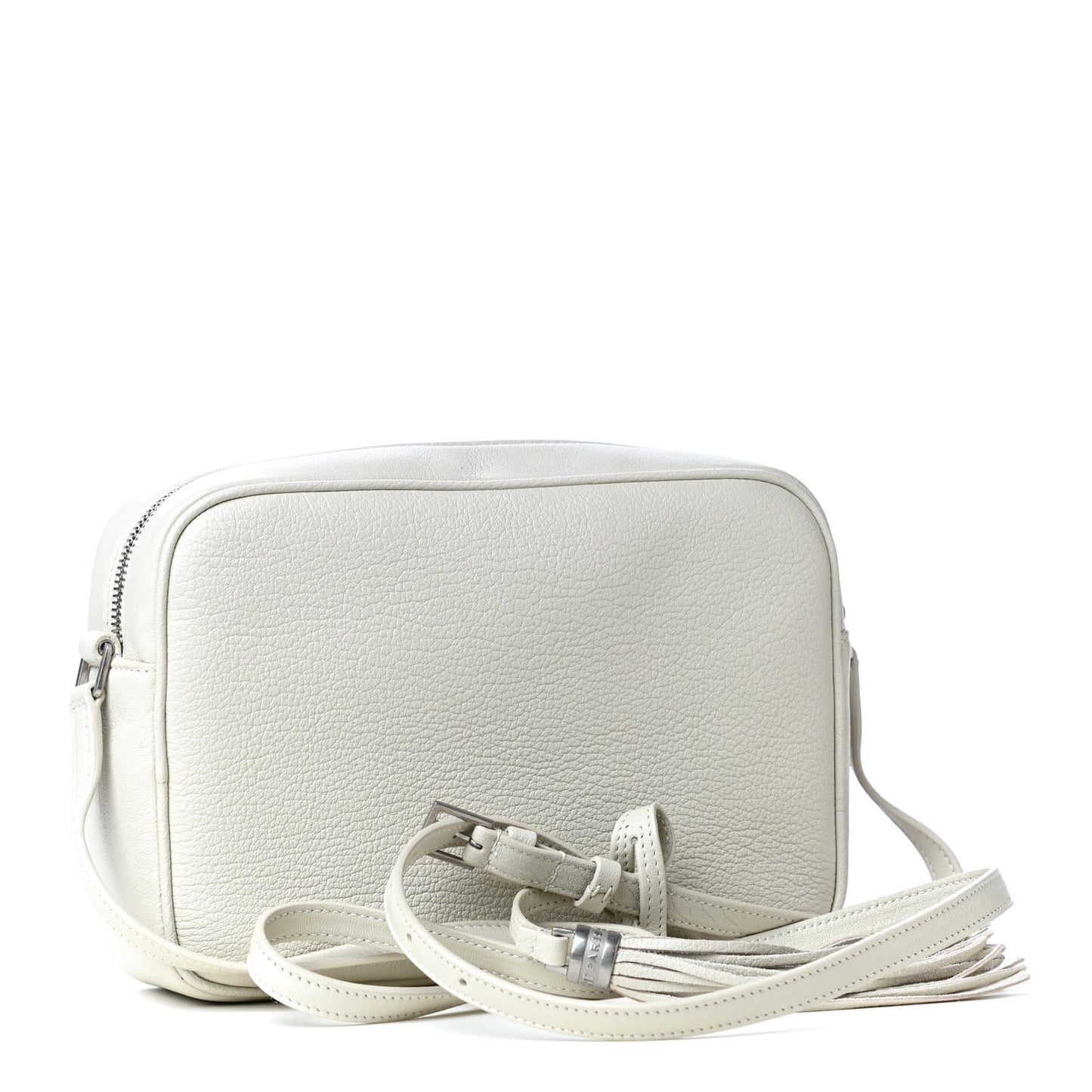Lambskin Monogram Small Lou Camera Bag Optical White
