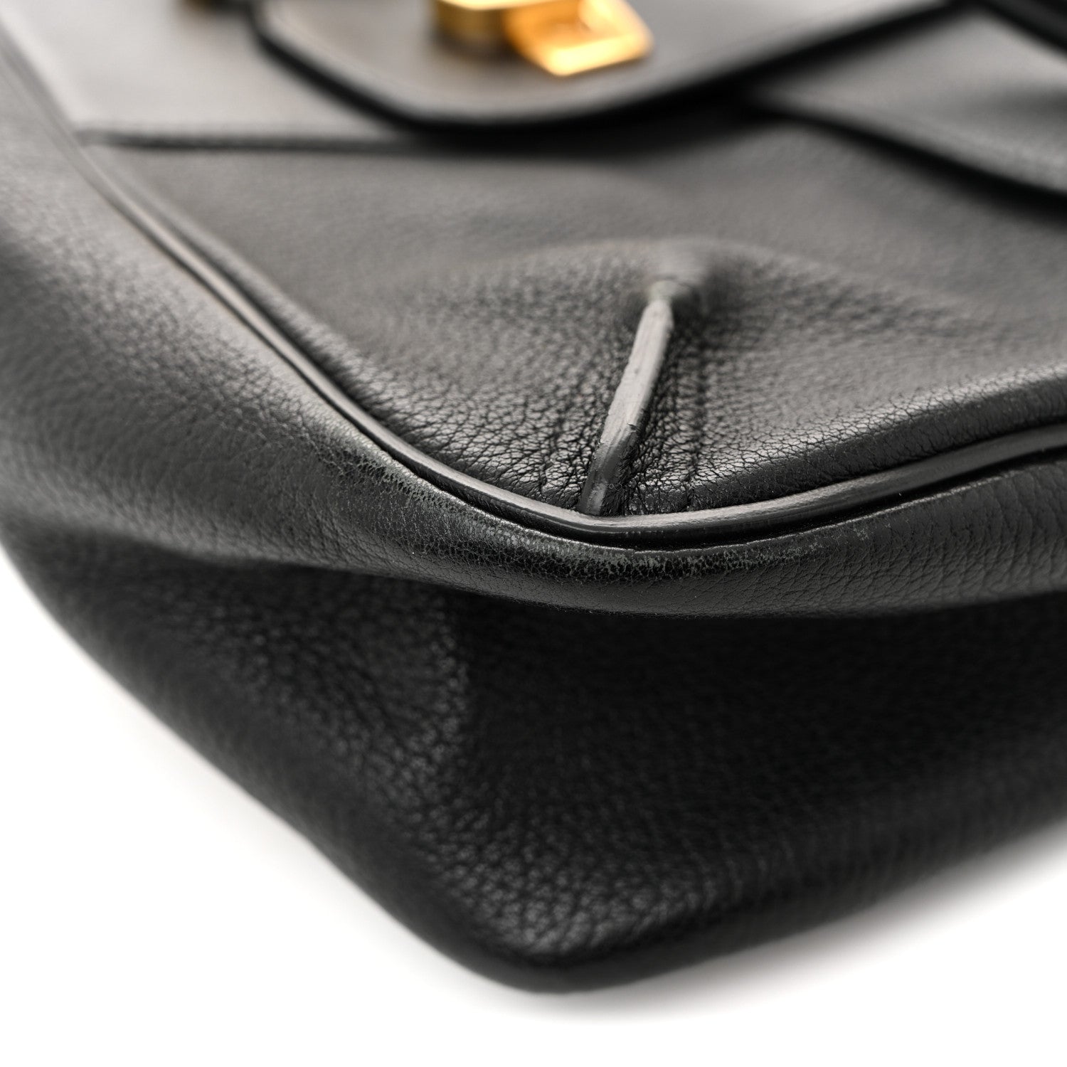 Chloe Grained Lambskin Calfskin Medium Lexa Shoulder Bag Black 14 of 15