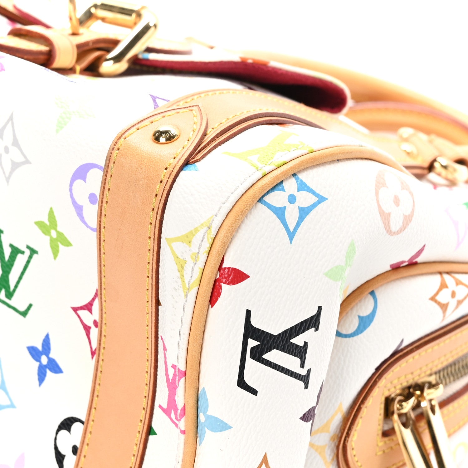 Louis Vuitton Monogram Multicolor Priscilla White 9 of 11