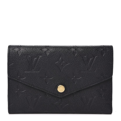Louis Vuitton Empreinte Compact Curieuse Wallet Black 1 of 7
