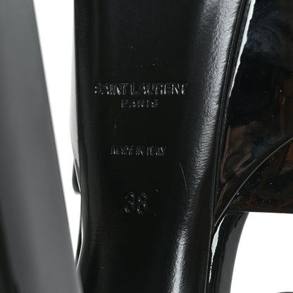Saint Laurent Patent Jodie 95 Platform Sandals 38 Black 6 of 8
