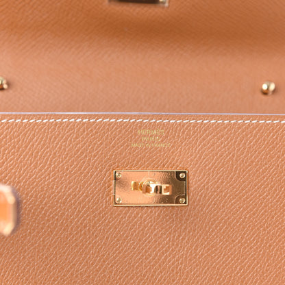 Hermes Epsom Kelly Wallet To Go Gold 8 of 10