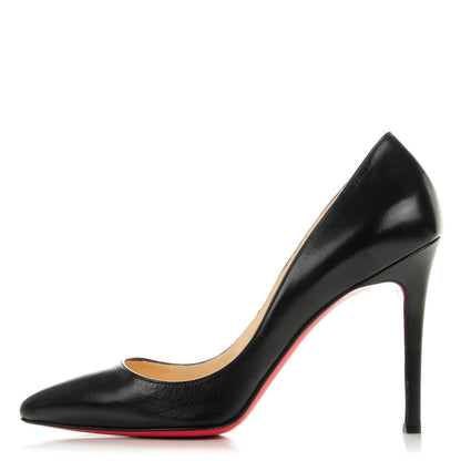 Christian Louboutin Kid Pigalle 100 Pumps 38 Black 1 of 8