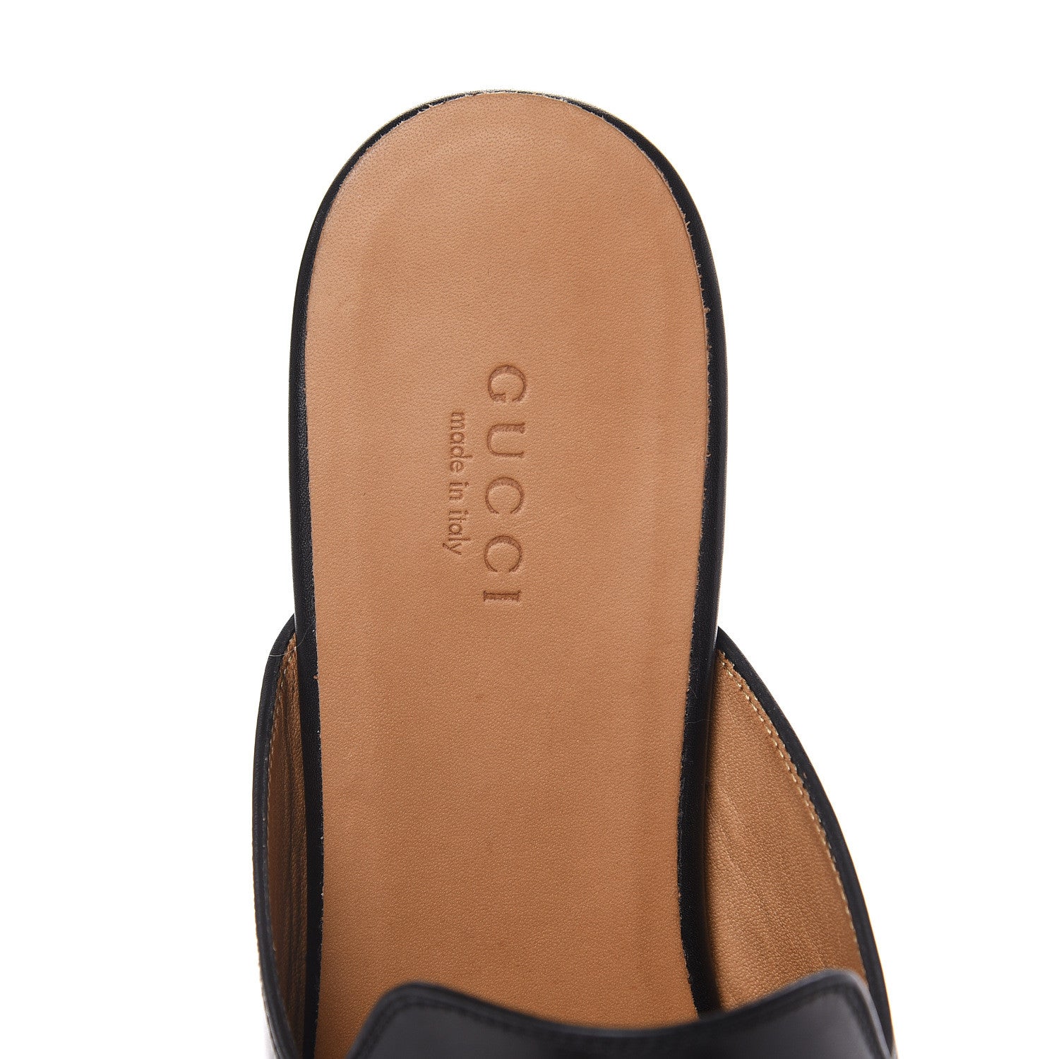 Gucci Calfskin Womens Princetown Slippers 38.5 Black 6 of 9