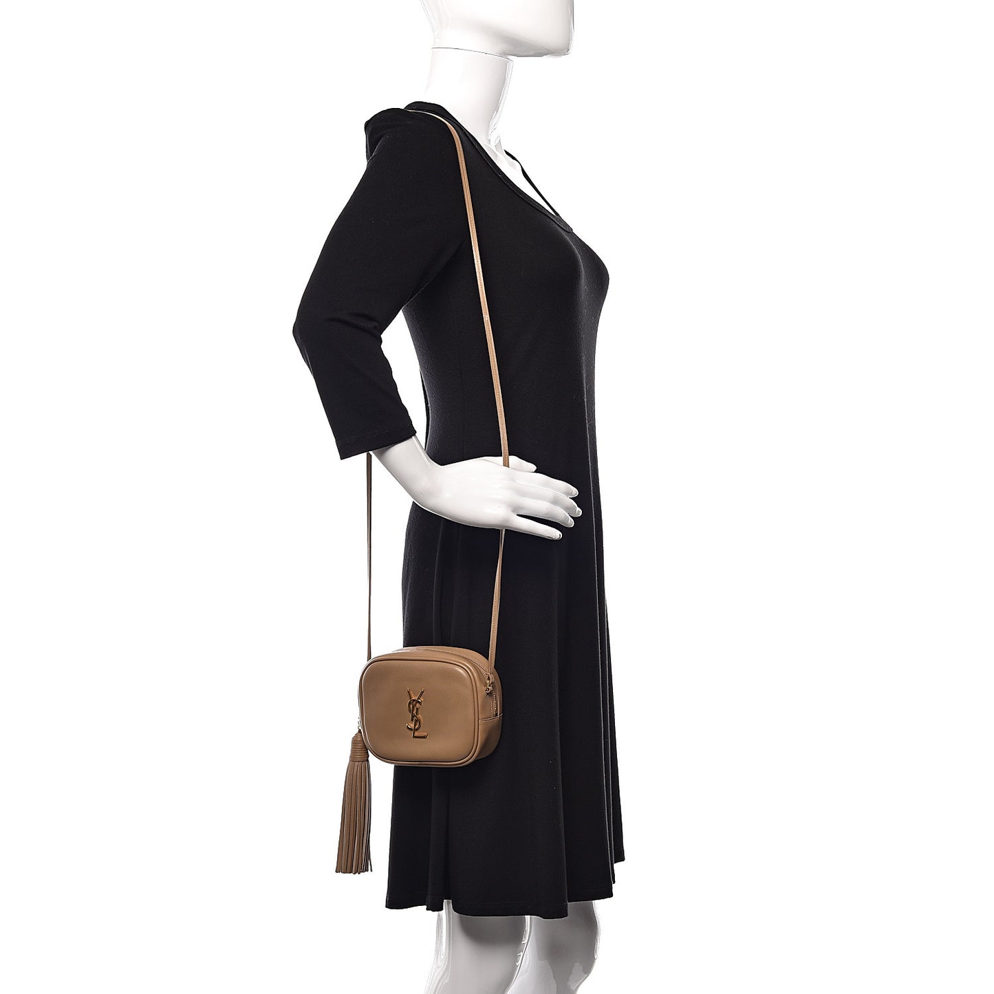 Nappa Monogram Blogger Bag Deep Beige