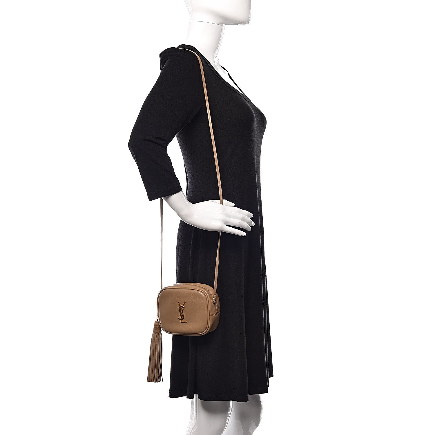 Saint Laurent Nappa Monogram Blogger Bag Deep Beige 2 of 16