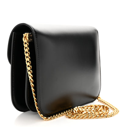 Celine Shiny Calfskin College Triomphe Black 3 of 11