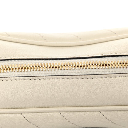 Gucci Sakai Be Green Calfskin Diagonal Stitched Small Blondie Shoulder Bag Mystic White 12 of 12