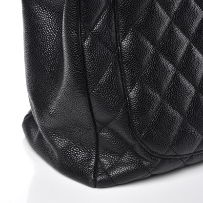 Chanel Caviar Quilted Grand Shopping Tote GST Black 14 of 16