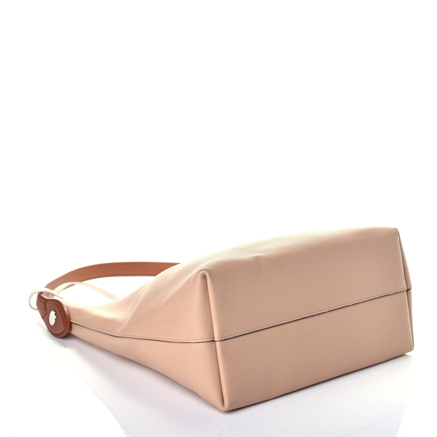 Calfskin Lockme Hobo Beige