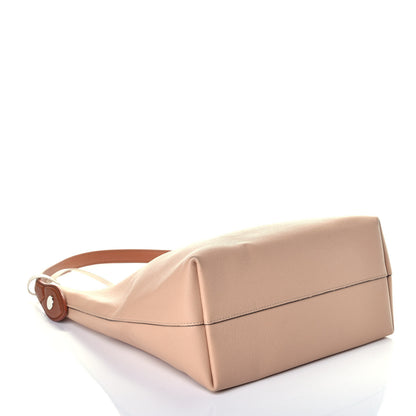 Louis Vuitton Calfskin Lockme Hobo Beige 4 of 9