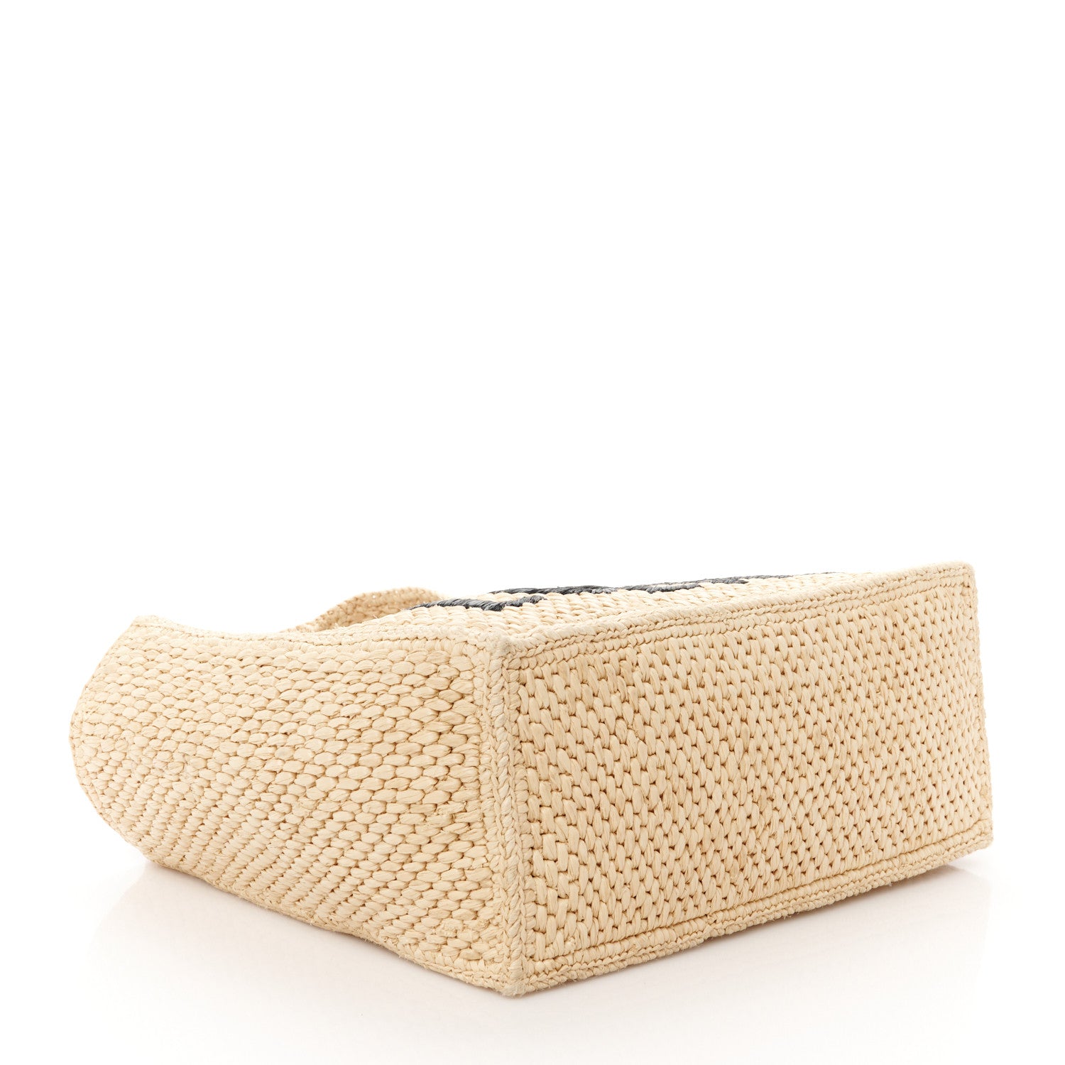 Loewe Raffia Small Paula's Ibiza Logo Tote Natural Tan 4 of 9