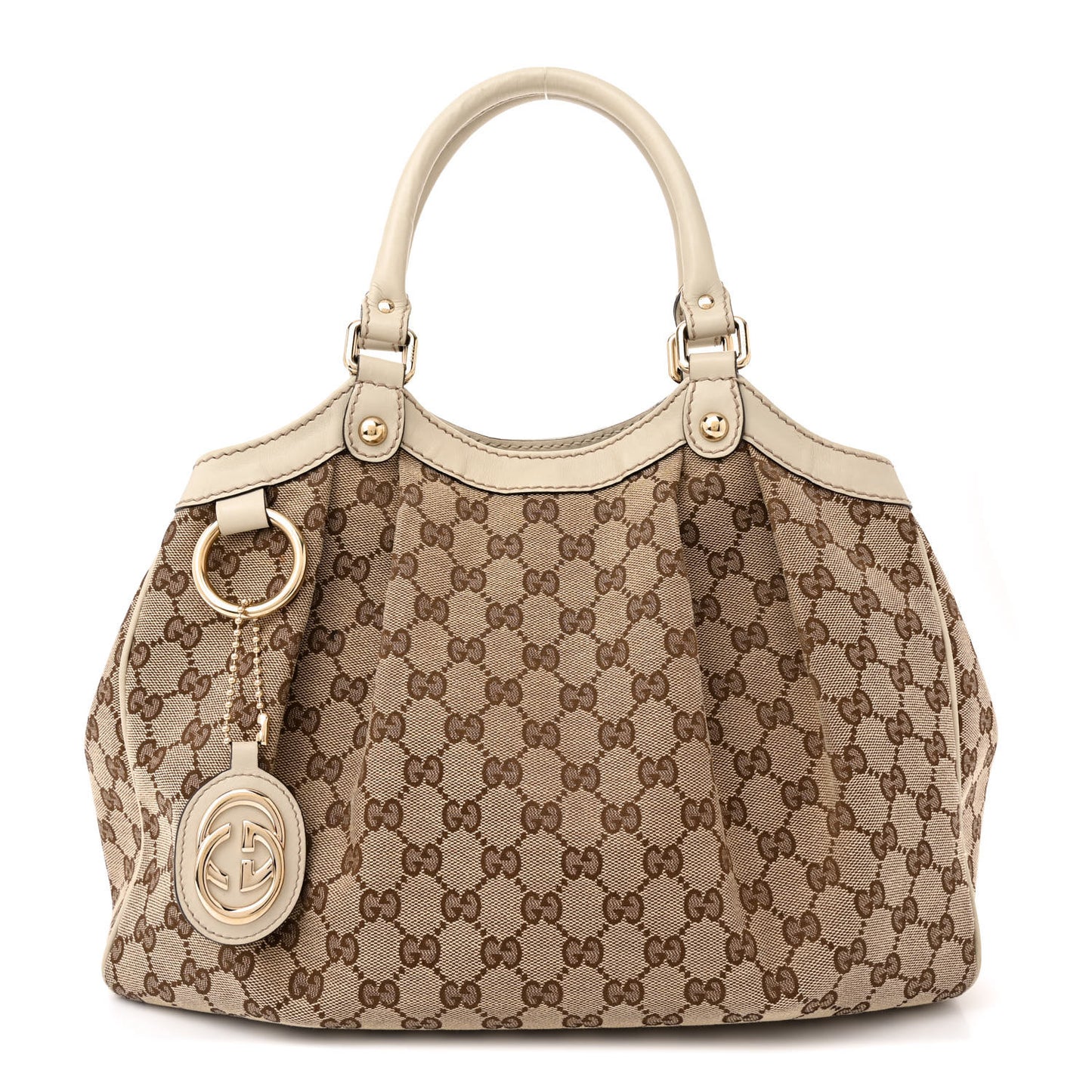 Monogram Medium Sukey Tote Off White