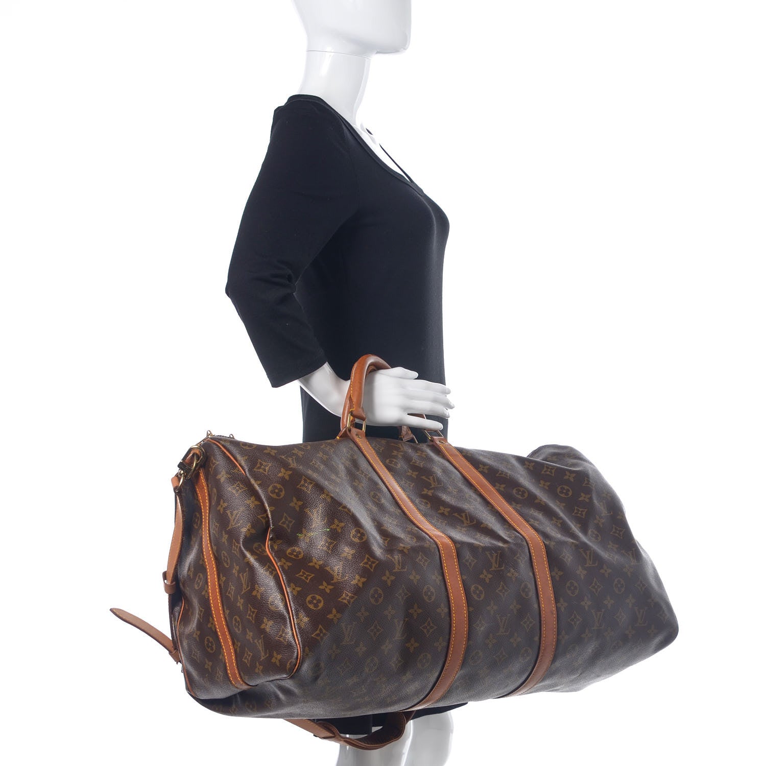 Louis Vuitton Monogram Keepall Bandouliere 60 3 of 19