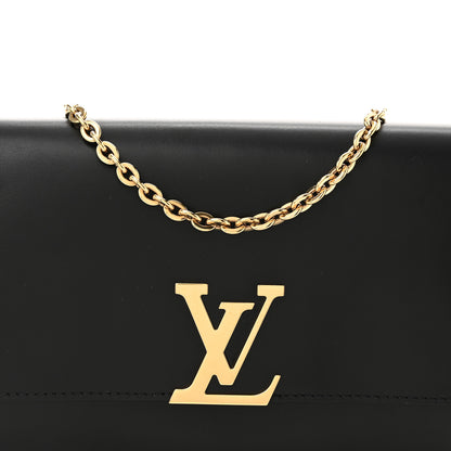 Louis Vuitton Calfskin Chain Louise GM NM Black 7 of 11