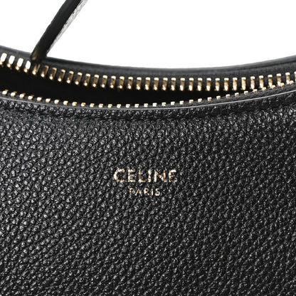 Celine Supple Grained Calfskin Teen Lulu Shoulder Bag Black 6 of 9