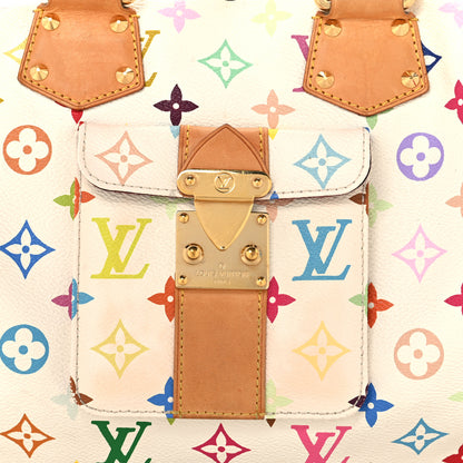 Louis Vuitton Monogram Multicolor Speedy 30 White 7 of 15