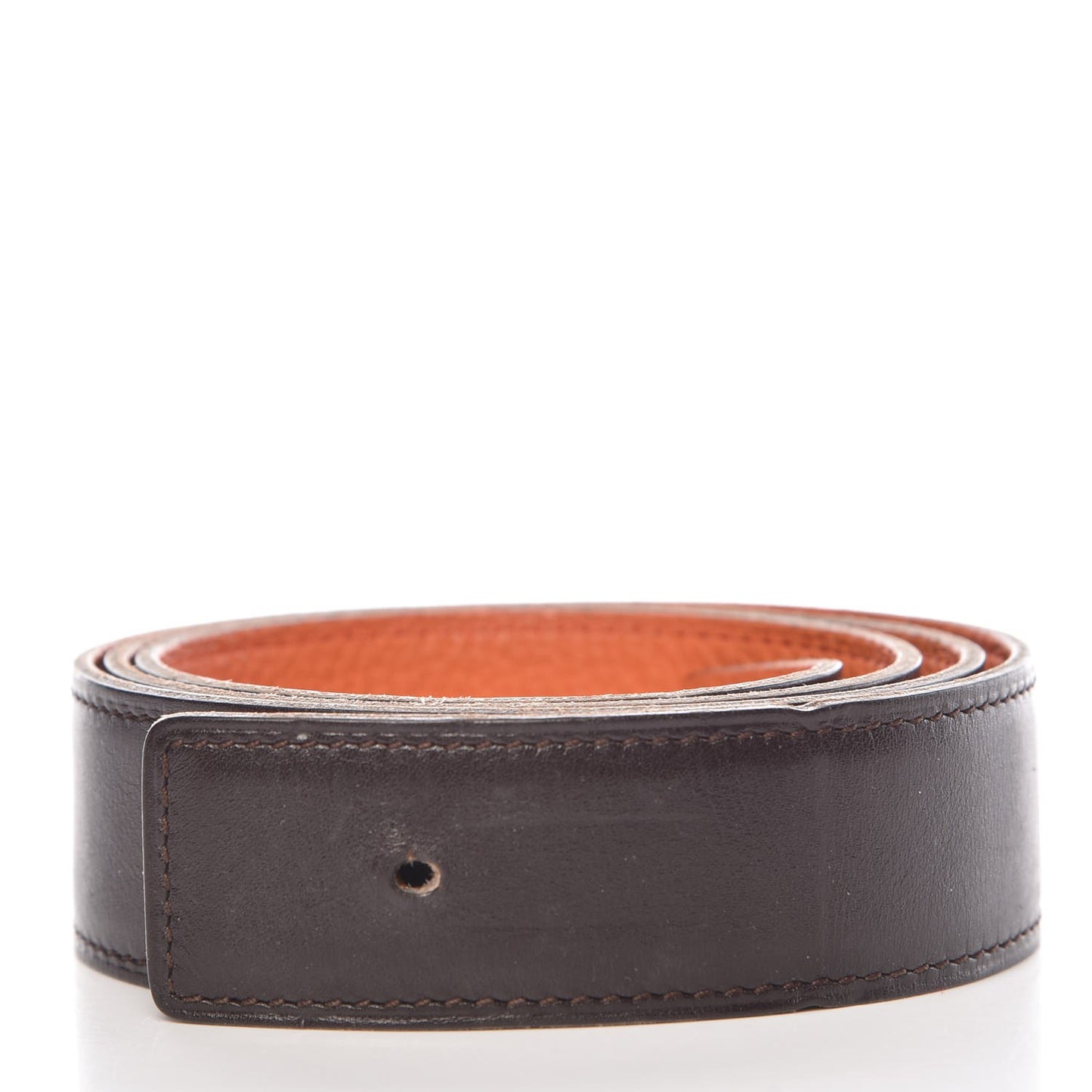 Box Togo 32mm Belt Strap 85 Chocolate Orange