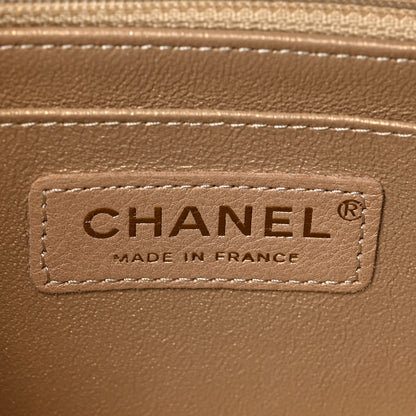 Chanel Pearly Caviar Quilted Mini Rectangular Flap Gold 6 of 9