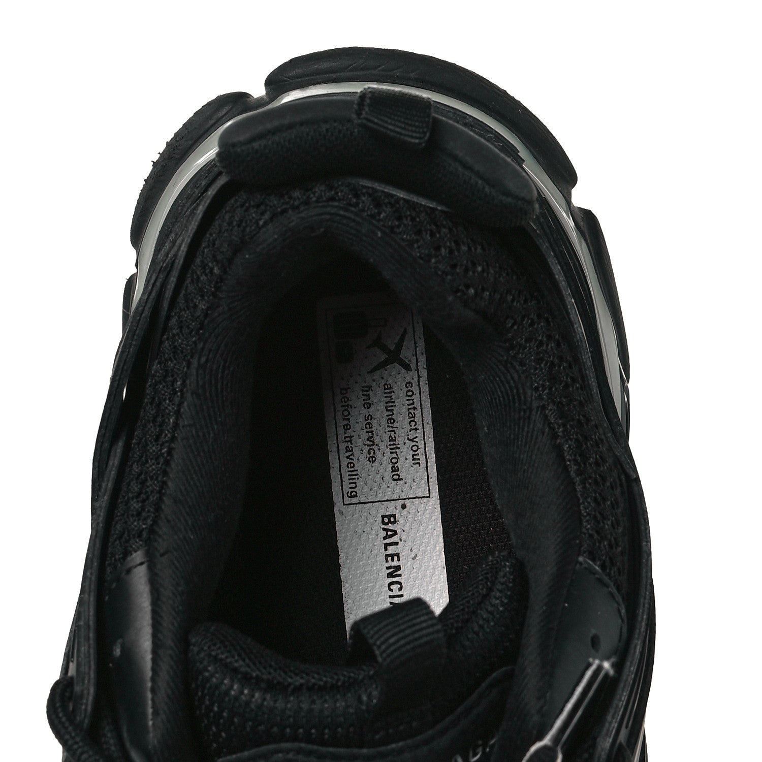 Balenciaga Mesh Nylon Mens Track LED Sneakers 41 Black 7 of 7