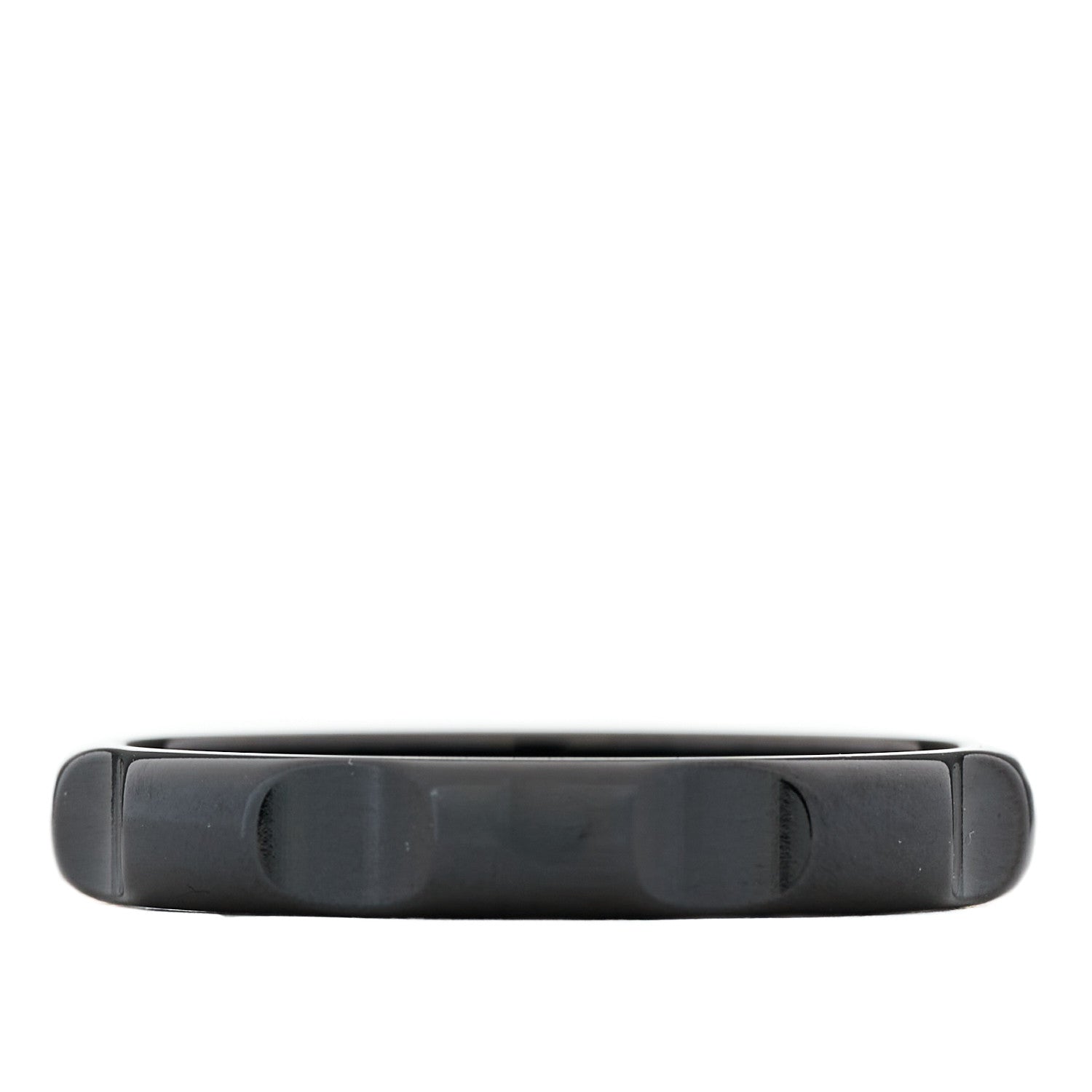 Tiffany Titanium Narrow Paloma Picasso Groove Band Ring 68 12.25 3 of 4